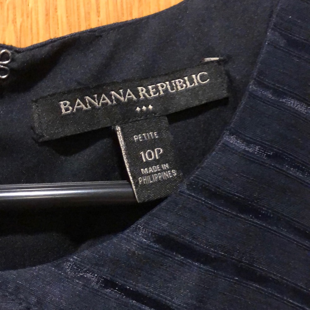 Blue petite dress (Banana Republic)
